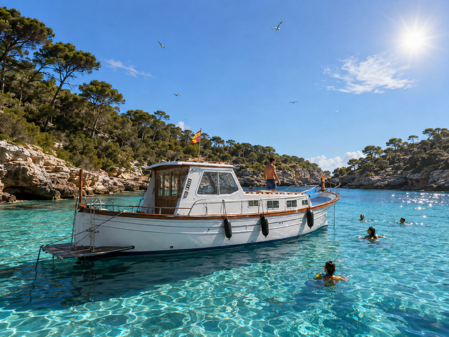 Salidas en llaüt tradicional desde Mahón en Menorca